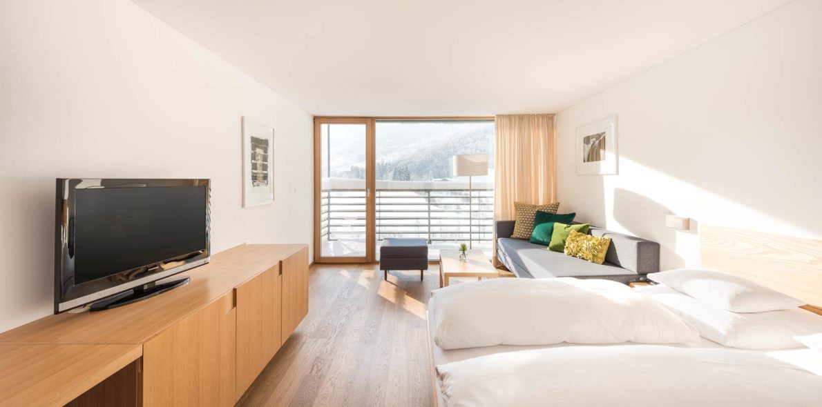 Zimmer mit Balkon das bregenzerwaldhotel