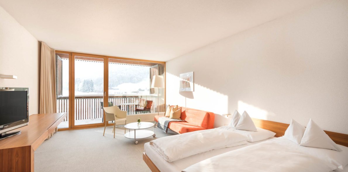 Room with balcony bregenzerwald hotel krone au
