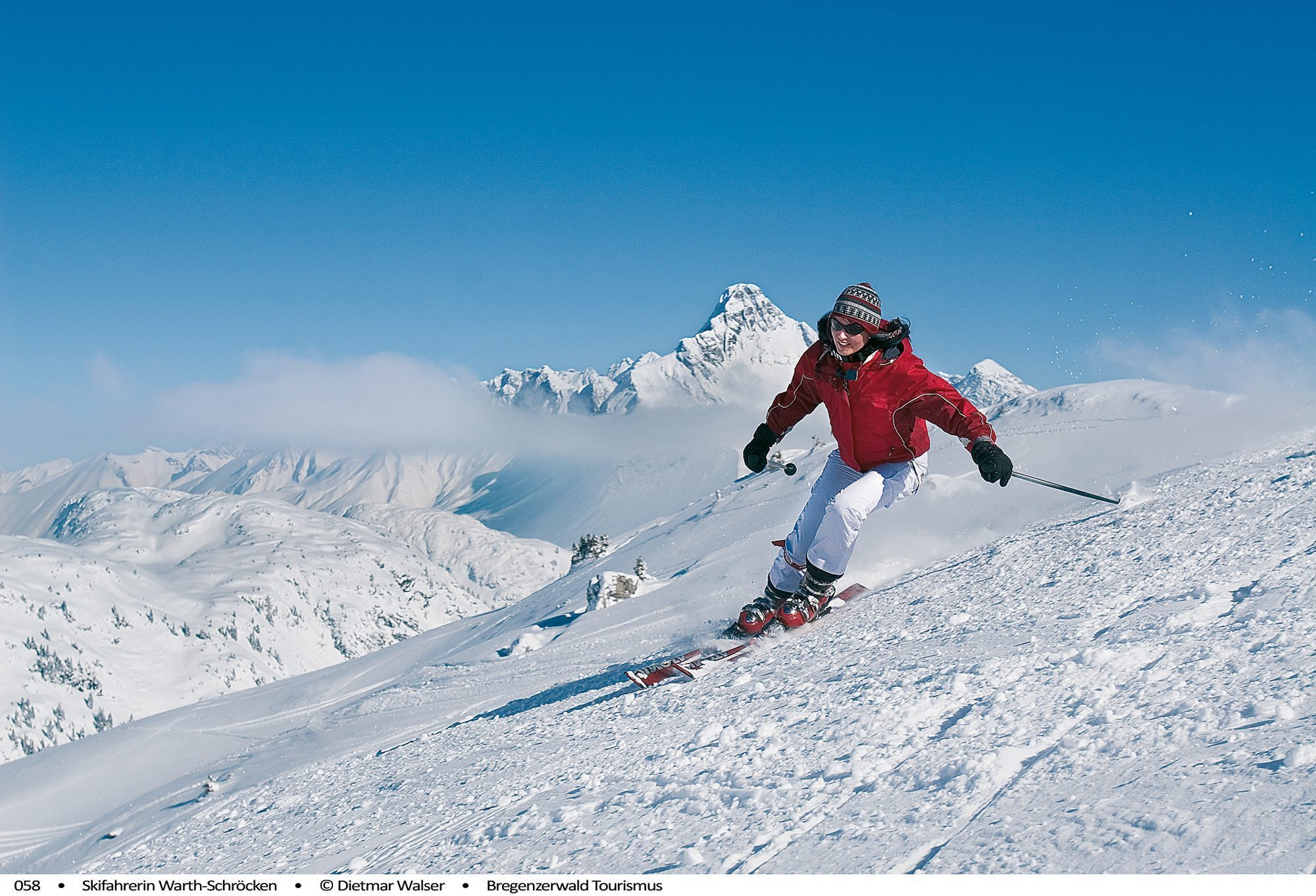 Winterlandschaft Bregenzerwald Skifahren Hotel Krone Au